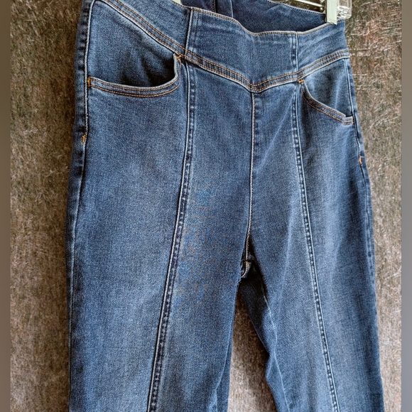 Free People CRVY Mercury Skinny Harper Blue Jeans size 28 - Picture 3 of 5